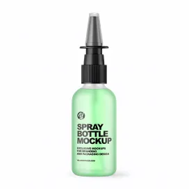 The Frosted Glass Nasal Spray Bottle